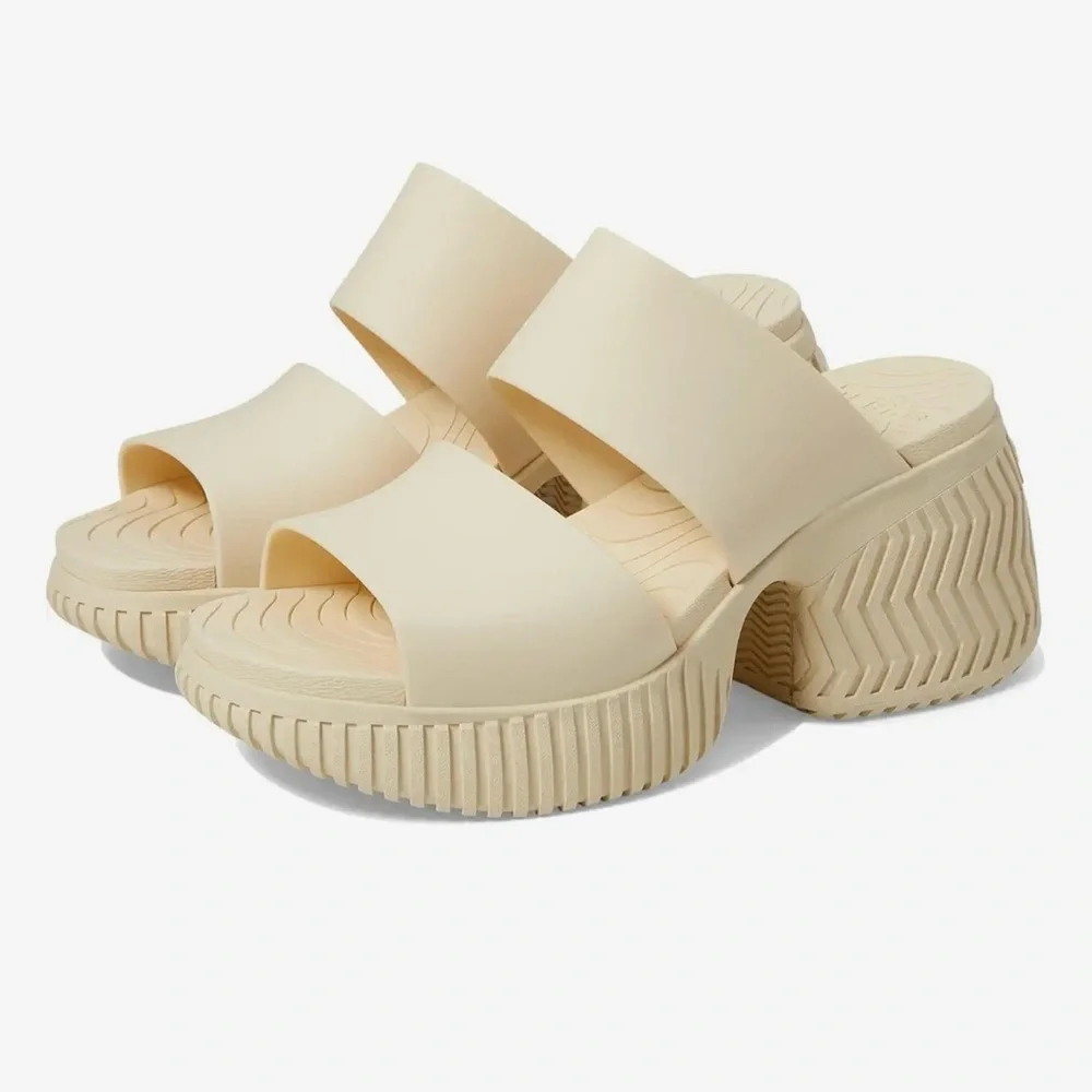 Sorel Sandal Honey White/Sea Salt, Ona Streetworks Slide Heel Women’s Size 9 - Picture 12 of 15